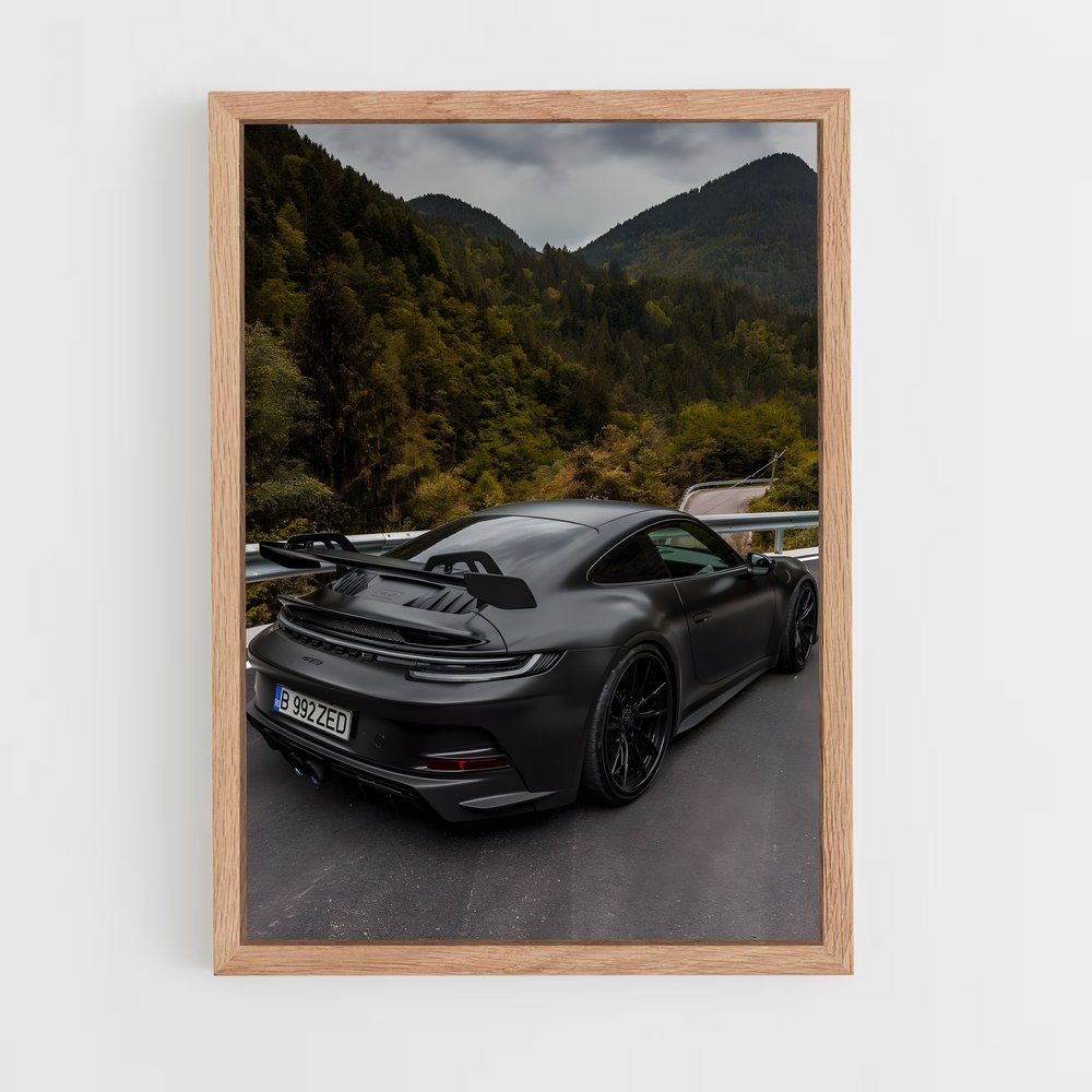 Poster Vitesse Turbo – affiche Porsche (vue 4)